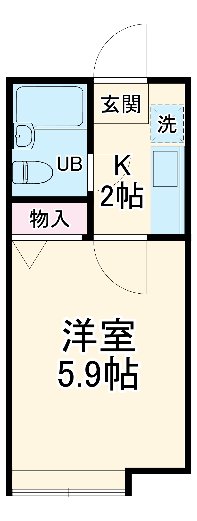 キャピタル北小金の間取り