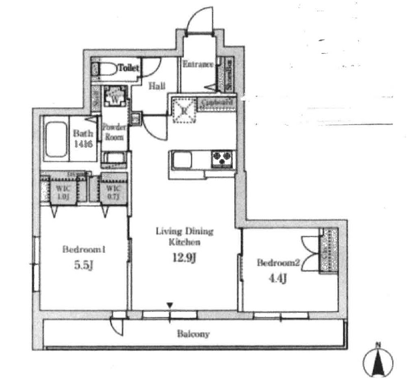ステラ下連雀の間取り