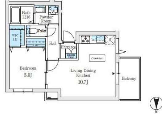 ステラ下連雀の間取り