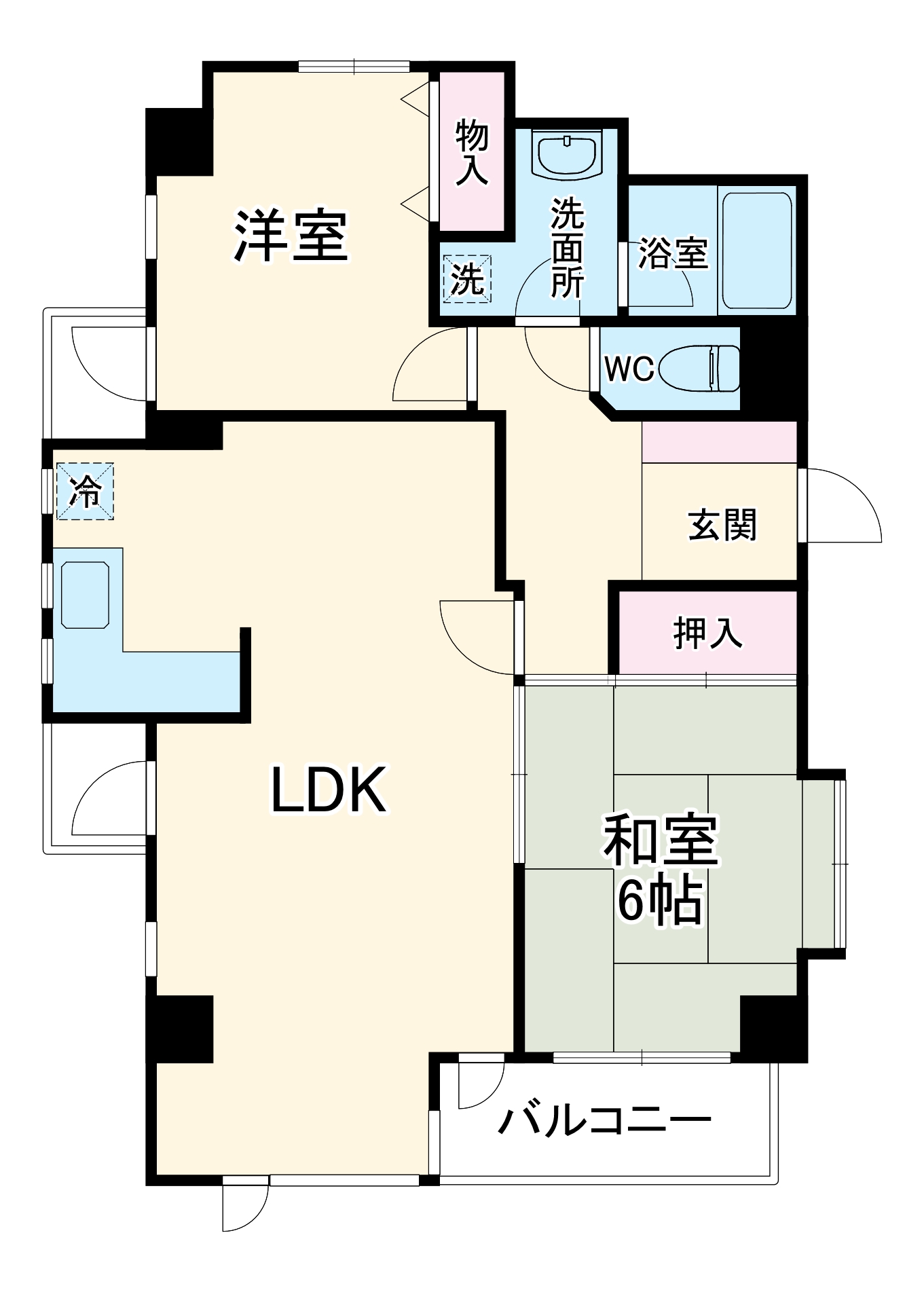 カーサリベルタ藤香の間取り