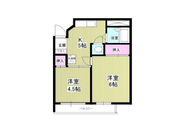 ロックヒルズ10の間取り