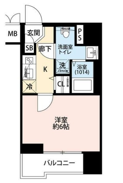 プレール・ドゥーク川崎Ⅴの間取り