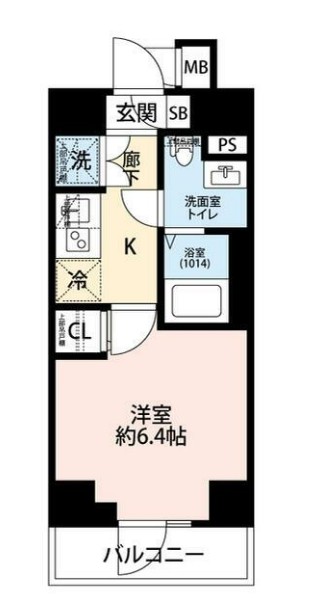 プレール・ドゥーク川崎Ⅴの間取り