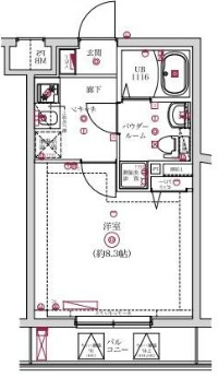 レンティーヴァ綾瀬の間取り