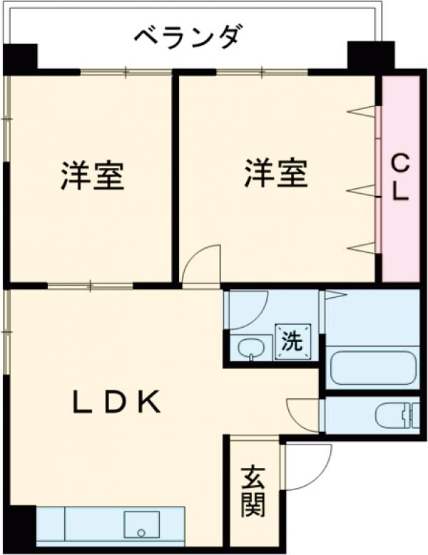 メゾンなかほどの間取り