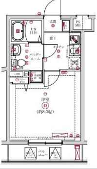 レンティーヴァ綾瀬の間取り