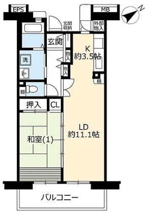 アミティ八千代台の間取り