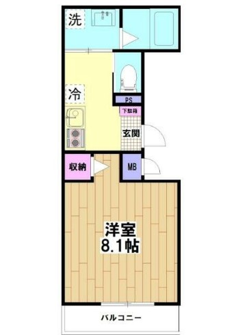ラピスラズリ南鳩ヶ谷の間取り