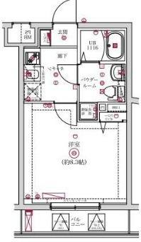 レンティーヴァ綾瀬の間取り