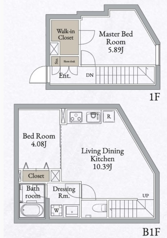 LiveFlat高田馬場の間取り
