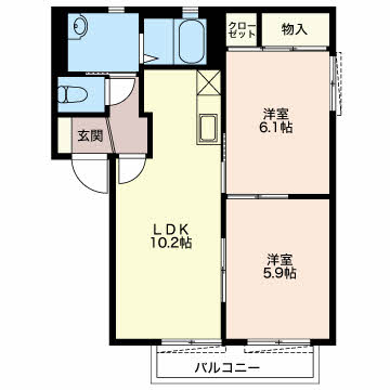 オークSの間取り