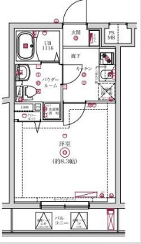 レンティーヴァ綾瀬の間取り