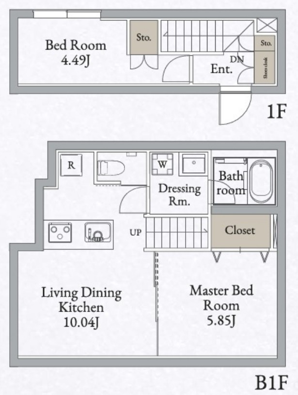 LiveFlat高田馬場の間取り