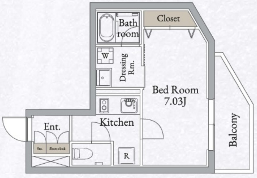 LiveFlat高田馬場の間取り