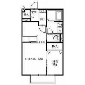 ボヌール清原の間取り