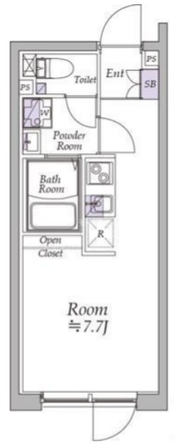 アトリオフラッツ西池袋の間取り