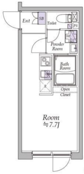 アトリオフラッツ西池袋の間取り
