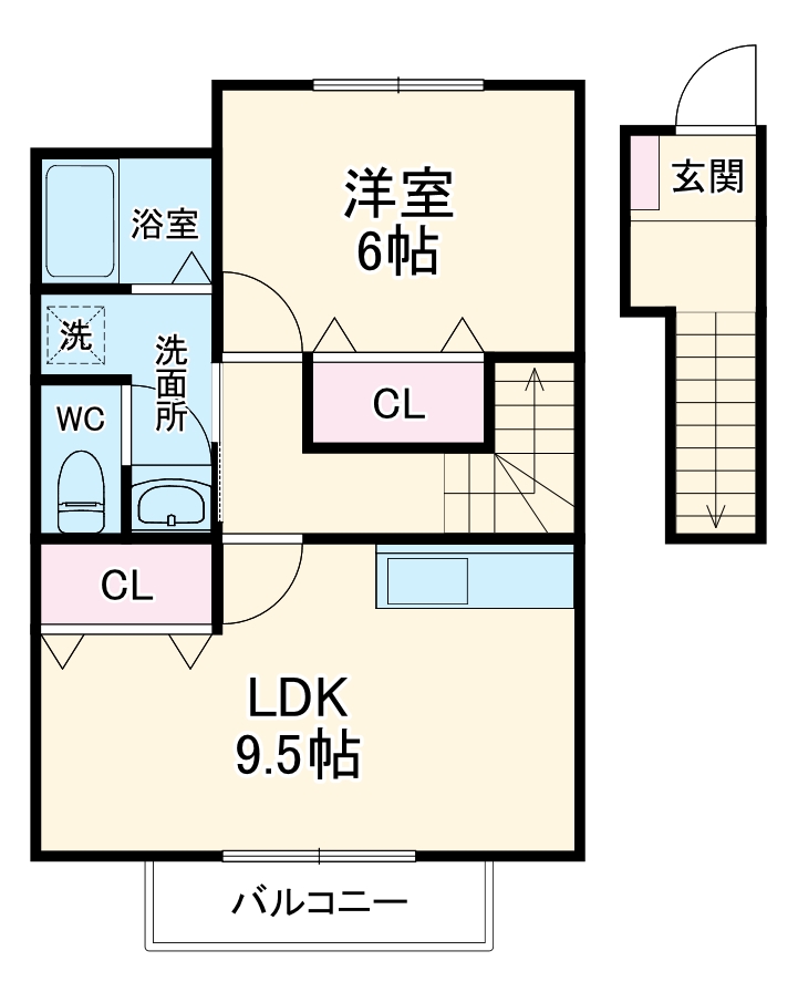 エスティーロの間取り