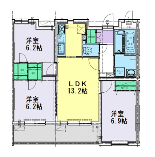 リベラエレンシアの間取り