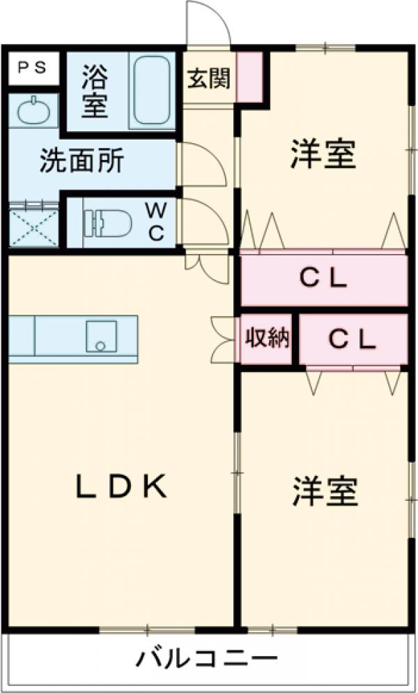 マンションシエルの間取り