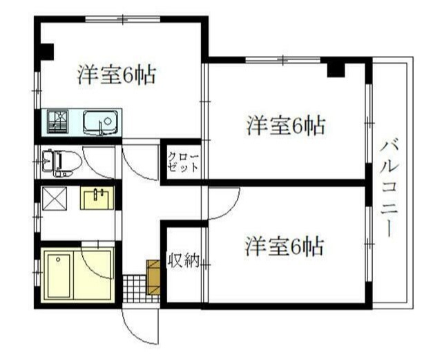 チェリーコーポラスの間取り