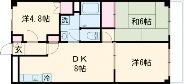 ファインコート国立の間取り