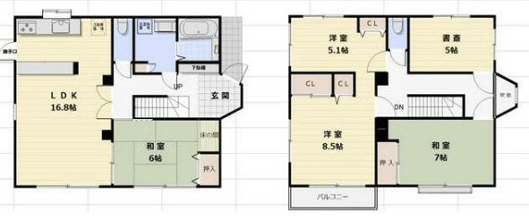 ハイム青葉台の間取り
