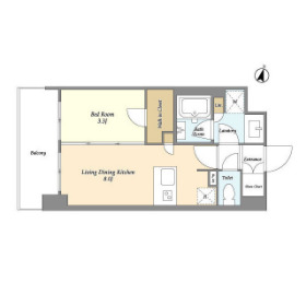 ドゥーエ大宮Ⅱの間取り