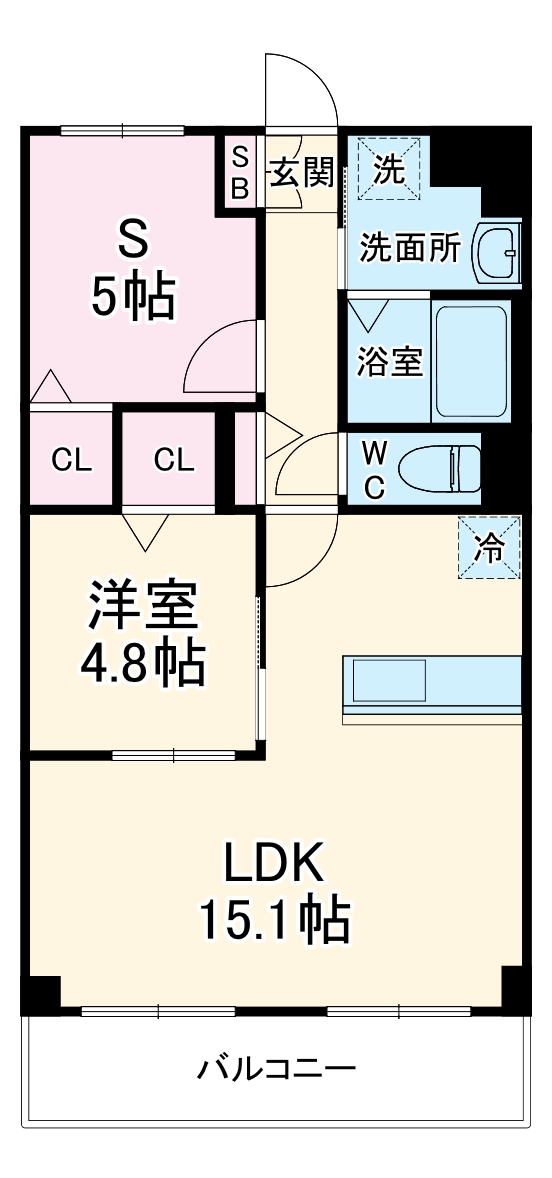 (仮称)大和市西鶴間3丁目マンションの間取り