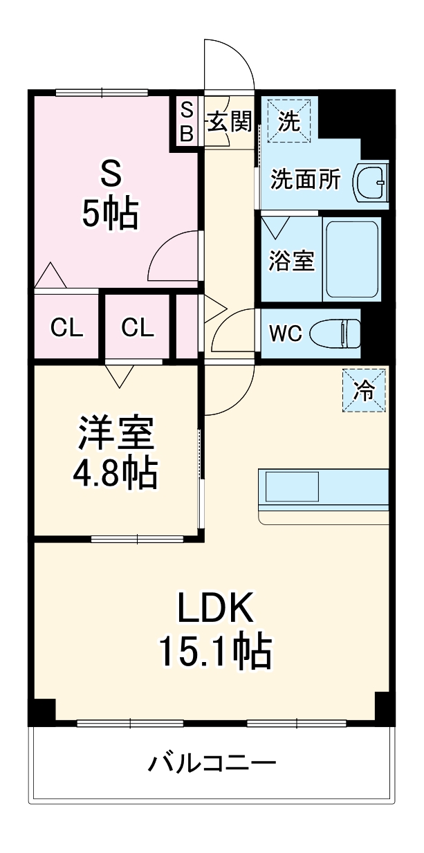 (仮称)大和市西鶴間3丁目マンションの間取り