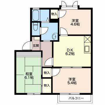 パールピアスの間取り
