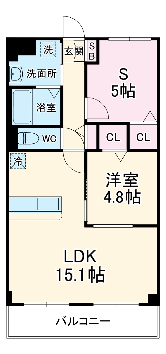 (仮称)大和市西鶴間3丁目マンションの間取り