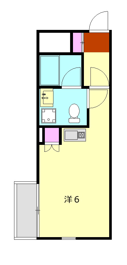 ヴィラ・モデルナの間取り