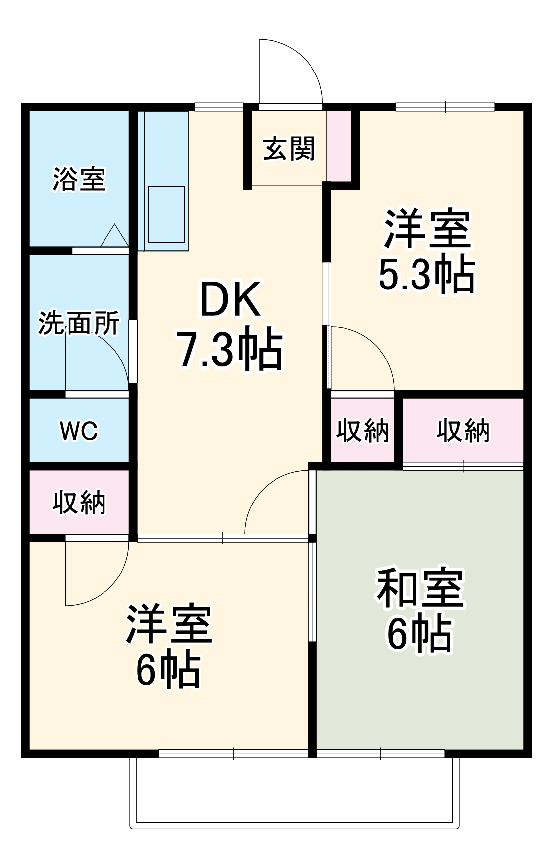 インパルス南台の間取り