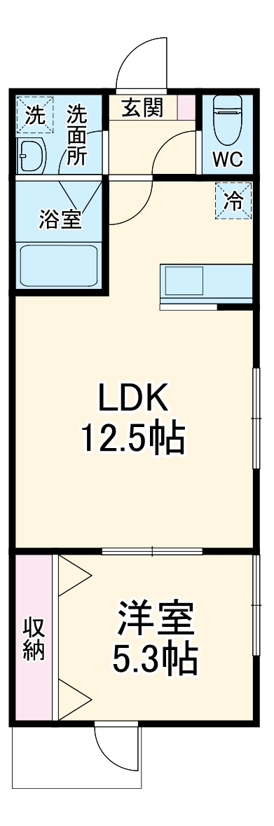 リブテラスの間取り