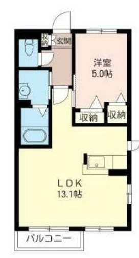 アピア泉Ⅱの間取り