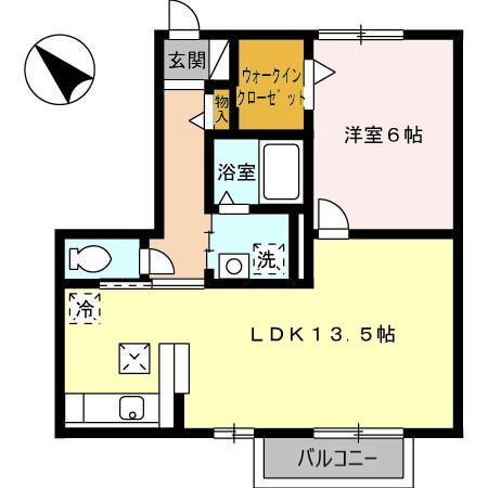 ローズコート宇頭の間取り