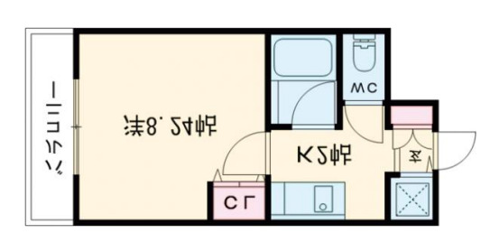 サクシード多の津の間取り