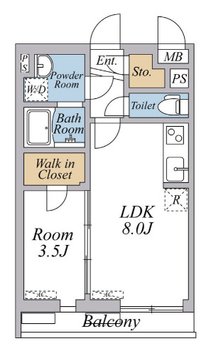 リブリ・北綾瀬の間取り
