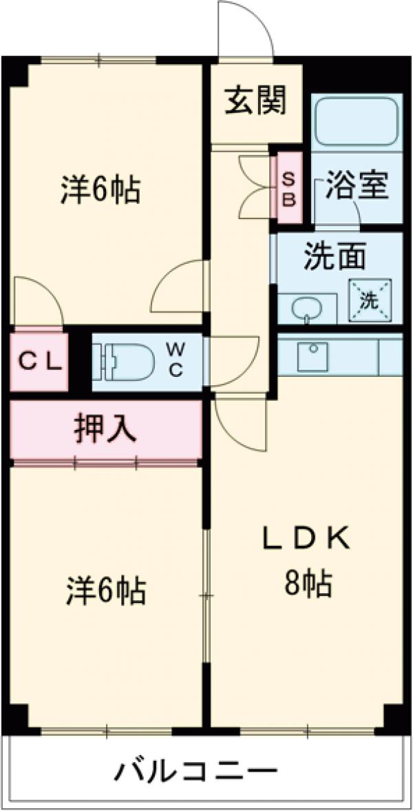 セレーノ祥豊の間取り