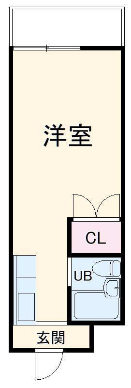 ポルシェ矢部Ⅱの間取り