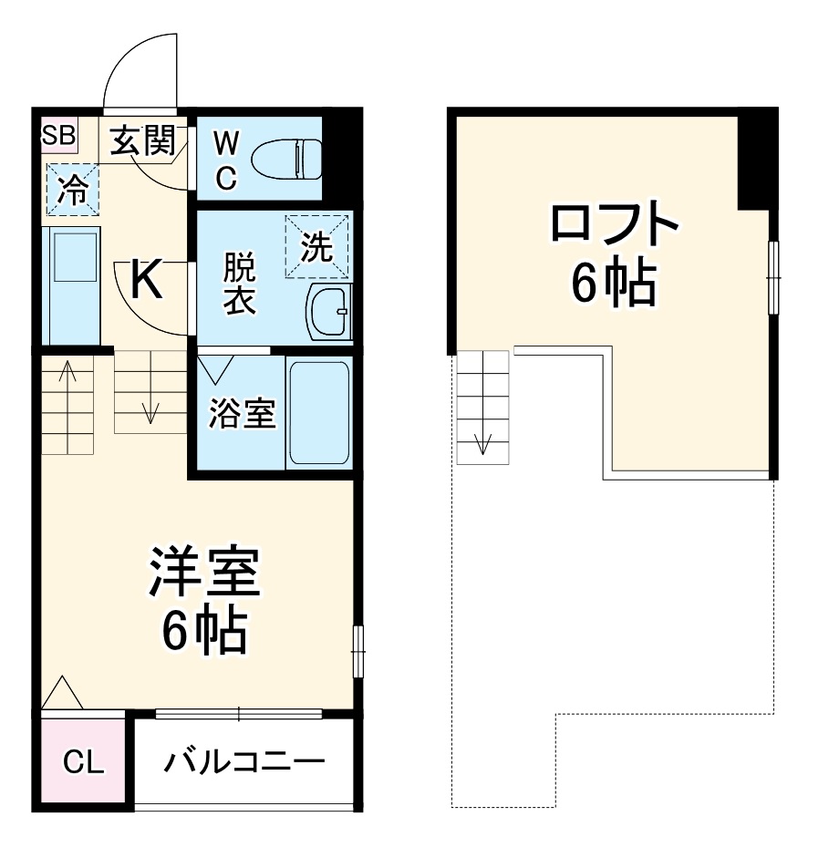 ルーエ町南の間取り