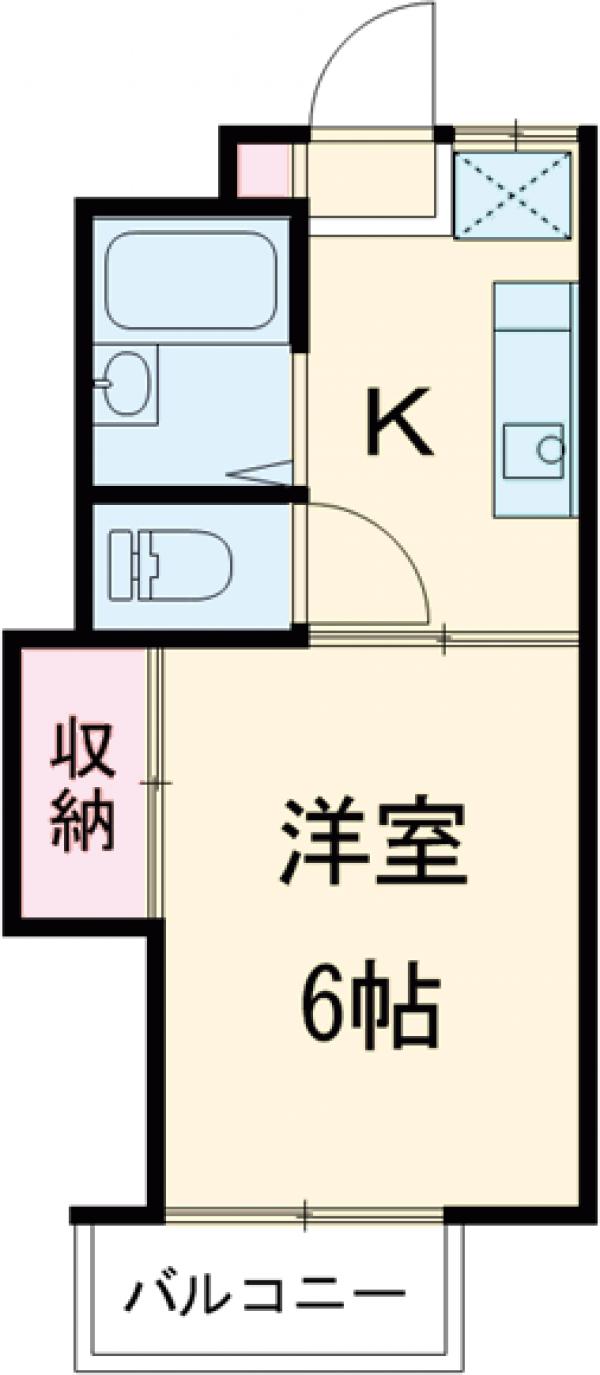 第2コーポ竹泉の間取り