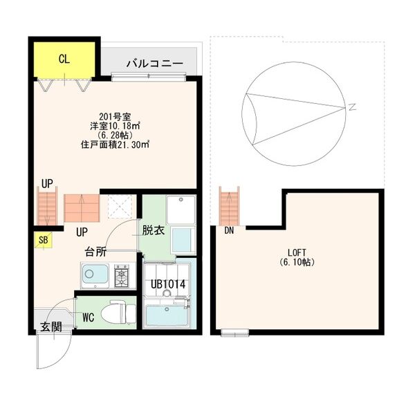 CastleEast L’sの間取り