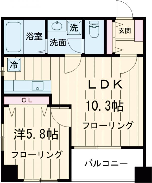 ニューハイム小原参番館の間取り