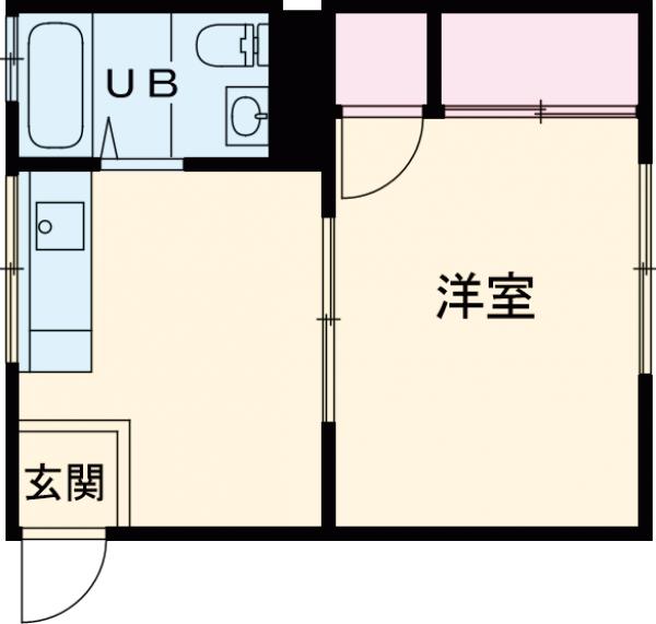 白糸台ハイツの間取り