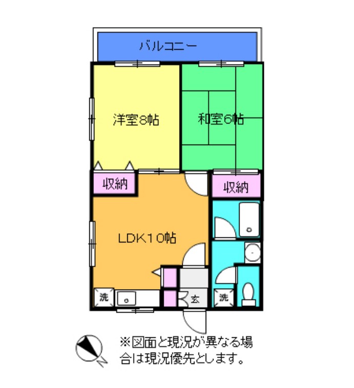 サンビューハイツの間取り