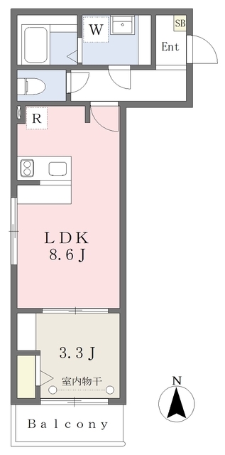 カーサリッツ平和台の間取り