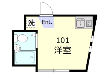 ドミシルAYA拾六番館の間取り