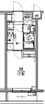 SーRESIDENCE行徳courantの間取り